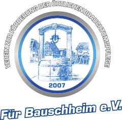 Logo Fuer Bausschheim  SchriftzugWeiss240x236px
