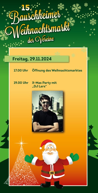 15. Weihnachtsmarkt der Vereine