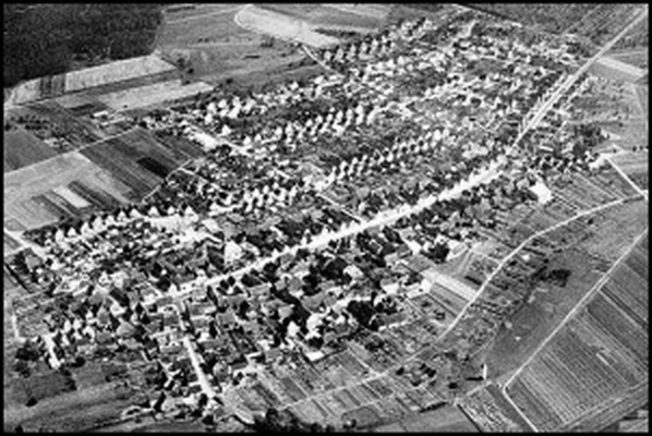 Historisches Luftbild Bauschheim